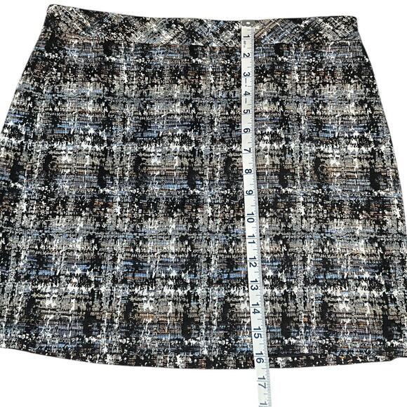 J.Crew Size 6 Cotton Silk Blend Tweed Mini Skirt Back Zip Lined Office Chic - Picture 6 of 11